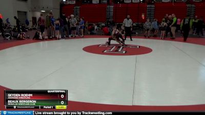 70 lbs Quarterfinal - Kolt Palmer, Well Trained vs Allen Peoples, Ohatchee Youth Wrestling