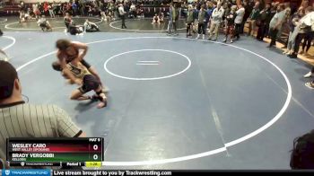 152 lbs Champ. Round 1 - Wesley Caro, West Valley (Spokane) vs Brady Vergobbi, Kellogg