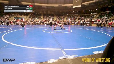110 lbs Consi Of 32 #2 - Matthew I Ramos, Woodland Wrestling vs Rye Davis, Threestyle