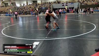 205 lbs Semifinal - Anders Grimes, Tullahoma Takedown Club vs Jacob Adamson, Buccaneer Wrestling Club