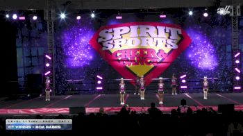 CT Vipers - Boa Babes [2025 L1.1 Tiny - PREP Day 1] 2025 Spirit Sports Worcester Nationals