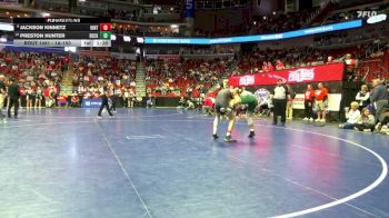 1A-150 lbs Cons. Round 4 - Jackson Kinnetz, Hinton vs Preston Hunter, Beckman Catholic
