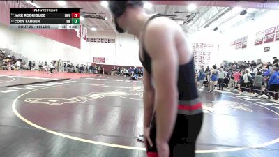 144 lbs Round Of 32 - Jake Rodriguez, Sheehan* vs Cody Langer, Northwestern