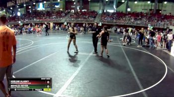 138 lbs Quarterfinal - Brynlea Beyer, Gretna Youth Wrestling vs Adeline Hladky, Ainsworth Wrestling Club