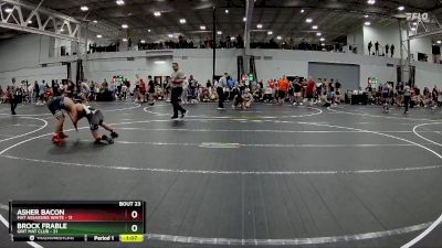 157 lbs Round 6 (8 Team) - Brock Frable, Grit Mat Club vs Asher Bacon, Mat Assassins White