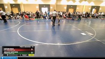 42 lbs Cons. Round 3 - Axton Diaz, Roy Wrestling Club vs Brixon Haycock, Carbon Wrestling