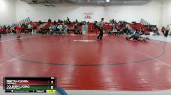 132 lbs 5th Place Match - Tristan Clemen, Chaparral vs Coleden Lucero, Mountain View