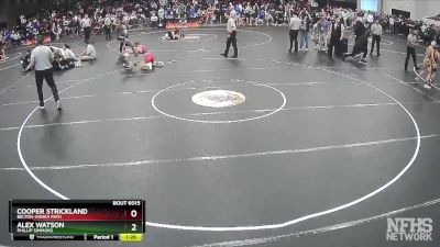 3A 113 lbs Semifinal - Cooper Strickland, Belton-Honea Path vs Alex Watson, Phillip Simmons