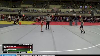 50 lbs Round 3 - Jaxon Cardinal, Mn Elite vs Buckley Meyer, ANML