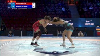 62 kg 1/4 Final - Ilona Prokopevniuk, Ukraine vs Ana Godinez Gonzalez, Canada