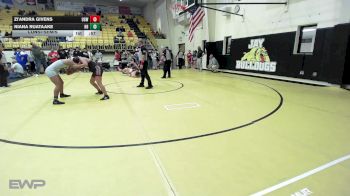 138 lbs Consolation - Zi'andra Givens, Union Girls JH vs Niana Ruataake, Har-Ber High School