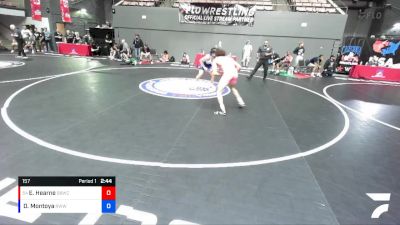 157 lbs Cons. Round 6 - Easton Hearne, Beast Bay Wrestling Club vs Damian Montoya, Red Wave Wrestling