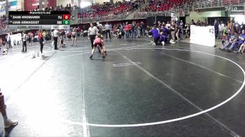 75 lbs Cons. Round 2 - Zane Kromarek, Plainview vs Liam Armagost, Syracuse Mat Club