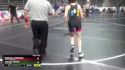 100 lbs Champ. Round 1 - Maycee Adams, Team Ohio vs Noeliea Cardenas, Team Colorado