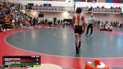 106 lbs Cons. Semi - Davyon Porter, Sprague vs Theodore Vohs, Roosevelt