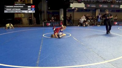 78 lbs 5th Place Match - Iaromir Zhukovskii, Built By Brunson Wrestling vs Grant Lottmann, Greater Heights Wrestling Club