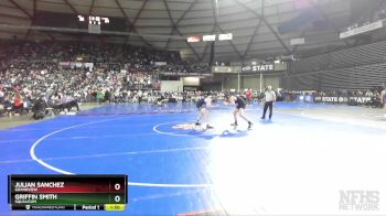 2A 144 lbs Champ. Round 1 - Griffin Smith, Squalicum vs Julian Sanchez, Grandview