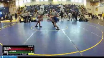 132 lbs 5th Place Match - Ali Aksu, Freedom vs Ryan Lazarus, Jupiter