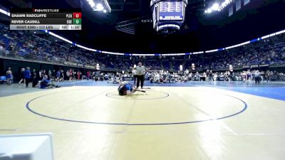 117 lbs Consy 2 - Shawn Radcliffe, Pleasant Valley vs Rever Caudill, Eisenhower