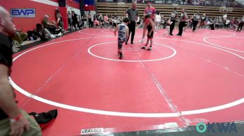 52 lbs Consi Of 4 - Deacon Alfaro, Grove Takedown Club vs Garrett Doyle, Cowboy Wrestling Club