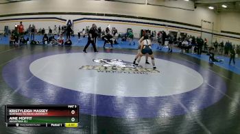 143 lbs Cons. Round 2 - Kristyleigh Massey, Northern Michigan University vs Aine Moffit, Augustana (IL)