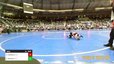 52 lbs Quarterfinal - Uriah Guebara, Maize vs Coyle Ascherl, Scottsbluff Wrestling Club