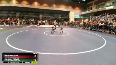 46-49 lbs Round 2 - Ian Atari Pena, Truckee Wrestling Club vs Kannon Crews, Buckaroo Wrestling Club