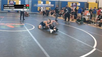 106 lbs Quarterfinals (8 Team) - Jack Cabrera, Mater Lakes Academy vs Parker Young, True North