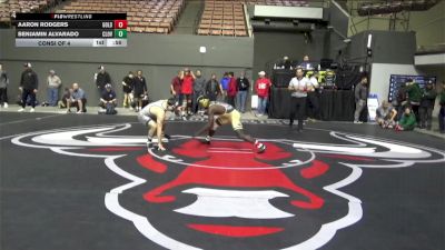 140 lbs Consi Of 4 - Aaron Rodgers, Golden Valley (Bakersfield) vs Benjamin Alvarado, Clovis East