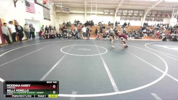138 lbs Cons. Semi - Bella Morello, American Leadership Academy - Gilbert North vs McKenna Hardy, Winslow