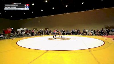 115 lbs Cons. Round 3 - Kathryn Tetreault, OK vs Aliyana Ortner, AR