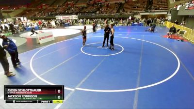 149 lbs Cons. Round 5 - Jackson Robinson, Tehachapi Valley Wrestling Club vs Ayden Schlotthauer, G-Style Wrestling Club