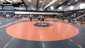 285 lbs Cons. Round 3 - Kaleb Britting, Messiah vs Josh Hermann, Liberty