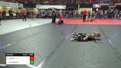 50 lbs Semifinal - Barrett Jackson, Eastside United vs Tate Lehner, Glasgow Wrestling Club