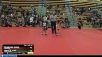 40 lbs Cons. Semi - Graceanne Gross, Team Nazar vs Grayson Yang, Crass Trained