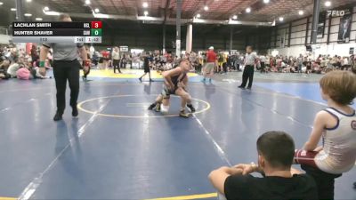 113 lbs Semis (4 Team) - Lachlan Smith, NC LEGEND vs Hunter Shaver, SOUTH AUGUSTA WRESTLING