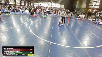 57 lbs Cons. Semi - Allie Haws, Sanpete Girls Wrestling Club vs Mckynleigh Cabrera, Roy Wrestling Club