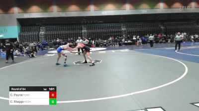 126 lbs Round Of 64 - Colby Payne, Pomona vs Cael Staggs, McQueen