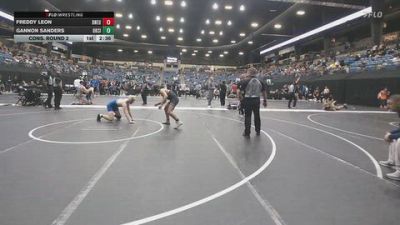 149 lbs Cons. Round 2 - Gannon Sanders, Oklahoma City vs Freddy Leon, Doane University
