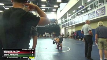 285 lbs Champ. Round 2 - Kendrick Salcido, Sacramento City College vs Angel Andrade, East Los Angeles College