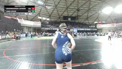 Girls 4A 155 lbs Champ. Round 1 - Shawnnastasia Jackson, Davis (Girls) vs Anna Wood, Glacier Peak (Girls)