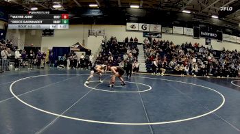 133 lbs Cons. Semi - Reece Barnhardt, UMary vs Wayne Joint, Minot State (N.D.)