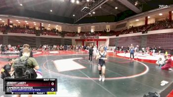 150 lbs 5th Place Match - Cameron Bowman, Roughneck Wrestling Club Of South Tulsa vs Jeremy Lakey, Owasso Takedown Club