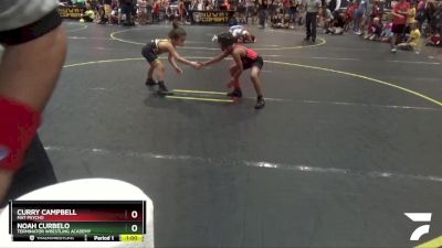 53 lbs Champ. Round 1 - Curry Campbell, Mat Psycho vs Noah Curbelo, Terminator Wrestling Academy