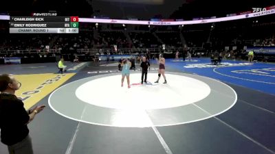 185 lbs Champ. Round 1 - Charleigh Eick, Bethlehem-2 vs Emily Rodriguez, Nyack-1