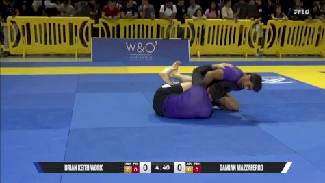 Damian Mazzaferro vs Brian Keith Work 2025 Pan IBJJF Jiu-Jitsu No-Gi Championship