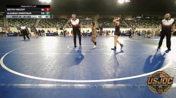 90 lbs Final - Devyn Vincent, Shelton Wrestling Academy vs Alaurah Sweetman, Bristow Youth Wrestling