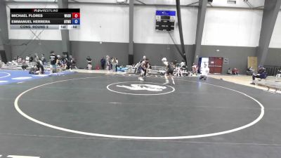 Junior FK - 138 lbs Cons. Round 3 - Emmanuel Herrera, Hanford Tyrants Wrestling Club vs Michael Flores, Washington