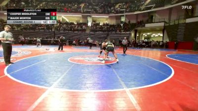 175-1A Champ. Round 1 - Cooper Middleton, Christian Heritage vs Major Morton, Dublin
