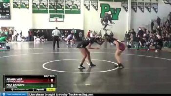 130 lbs Round 1 - Mya Bardoni, Centennial vs Akahai Alip, Cimarron Memorial